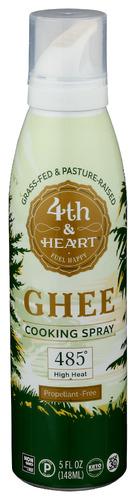 4Th Heart Oil Ghee Hi Heat Orig Spray - 5 Fo (6 Units)