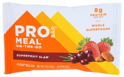 Probar Bar Meal Suprfrt Slam Organic - 3 Oz (12 Units)