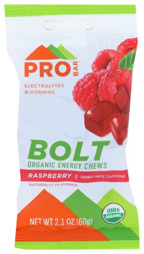 Probar Energy Chew Raspbrry Organic - 2.1 Oz (12 Units)