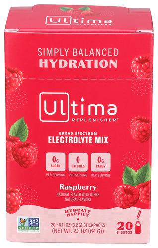 Ultima Replenisher Electrolyte Rasp 20Pkt - 64 Gm (1 Units)