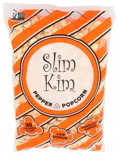 Slim Kim Popcorn Pepper & Salt - 6 Oz (8 Units)