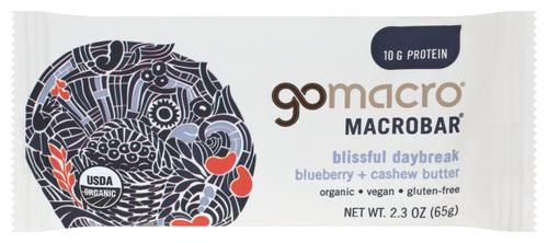 Gomacro Bar Cashew Blueberry - 2.3 Oz (12 Units)