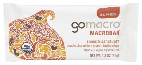 Gomacro Bar Double Chocolate Peanut Butter - 2.3 Oz (12 Units)