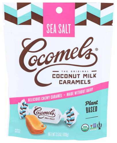 Cocomels Caramels Sea Salt Pouch Organic - 3.5 Oz (6 Units)