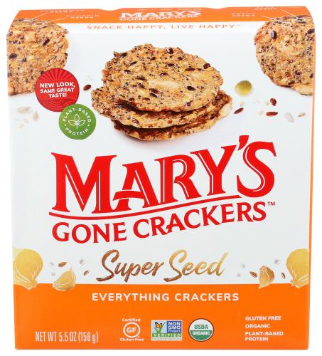 Marys Gone Crackers Cracker Evrythng Seed Organic - 5.5 Oz (6 Units)