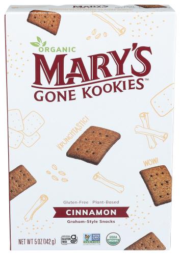 Marys Gone Crackers Cookies Graham Cinnamon - 5 Oz (6 Units)