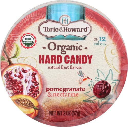Torie & Howard Candy Tin Pmgrnt Organic - 2 Oz (8 Units)