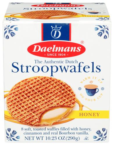 Daelmans Wafer Honey Jmbo Stroopwa - 10.23 Oz (8 Units)