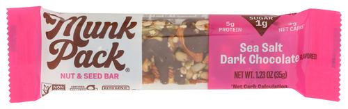 Munk Pack Bar Sea Salt Drk Chocolate - 1.23 Oz (12 Units)