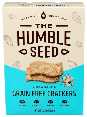 The Humble Seed Crackers Grn Free Seaslt - 4.25 Oz (6 Units)