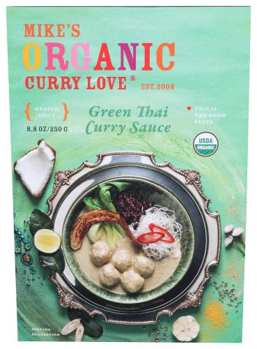 Curry Love Sauce Grn Thai Curry Organic - 8.8 Oz (6 Units)