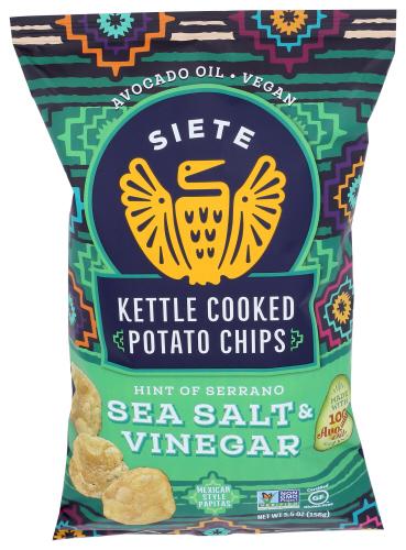 Siete Chips Potato Sea Salt Vnegar - 5.5 Oz (6 Units)