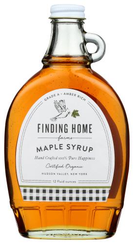 Finding Home Farms Syrup Maple Bottle Organic - 12 Fo (6 Units)