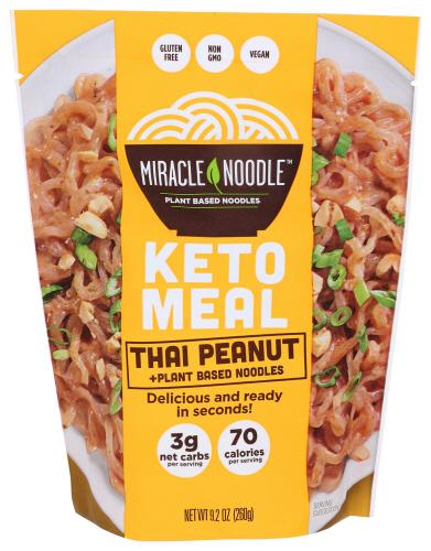 Miracle Noodle Keto Meal Thai Peanut - 9 Oz (6 Units)