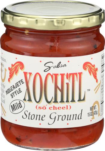 Xochitl Salsa Stone Grnd Mild - 15 Oz (6 Units)