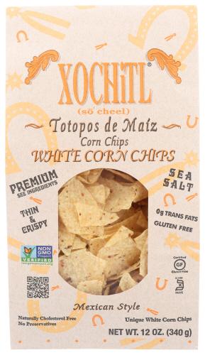 Xochitl Chip Corn White Sltd Organic - 12 Oz (10 Units)