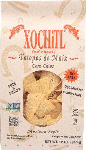 Xochitl Chip Corn No Salt - 12 Oz (10 Units)