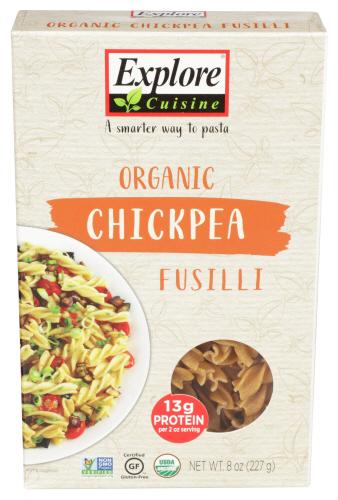 Explore Cuisine Pasta Chickpea Fussilli - 8 Oz (6 Units)