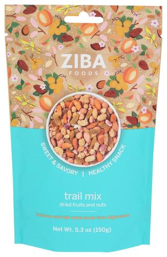 Ziba Foods Nuts And Fruit Trail Mix - 5.3 Oz (6 Units)