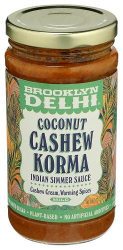 Brooklyn Delhi Sauce Coconut Cashew - 12 Oz (6 Units)