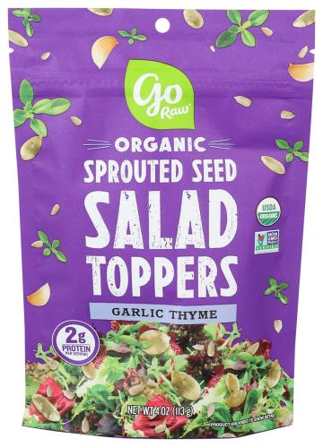 Go Raw Salad Topping Garlic Thyme - 4 Oz (10 Units)