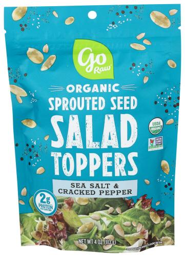 Go Raw Salad Topping Sea Salt Ppr - 4 Oz (10 Units)