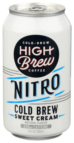 High Brew Coffee Rtd Nitro Sweet Crm - 10 Fo (12 Units)
