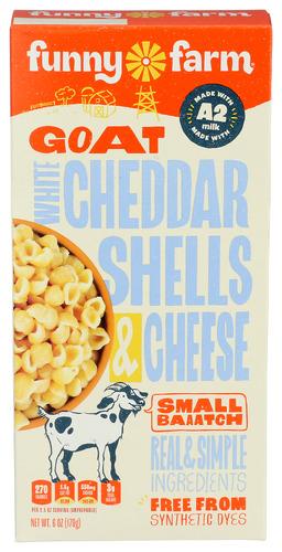 Funny Farm Entree Goat Cheese White Chedr - 6 Oz (8 Units)