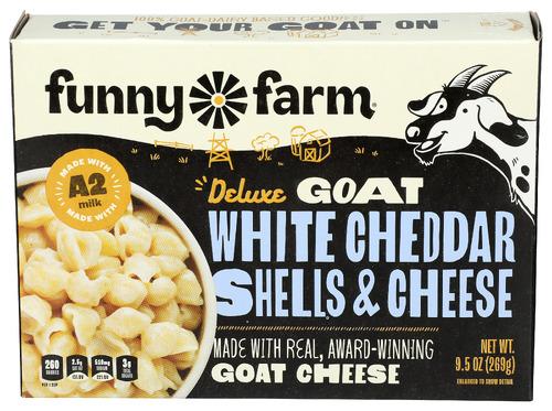 Funny Farm Entree Goat Cheese White Cheddar - 9.5 Fo (8 Units)