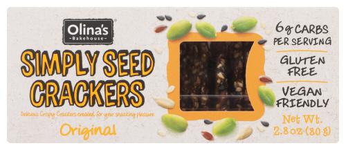 Olinas Bakehouse Crackers Original - 2.8 Oz (12 Units)