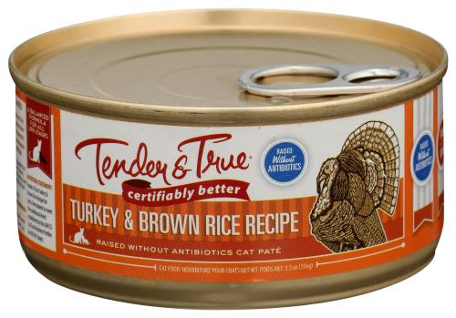 Tender And True Cat Fd Turkey & Brn Rice - 5.5 Oz (24 Units)