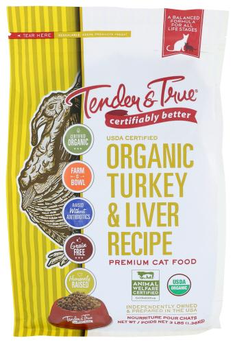 Tender And True Cat Fd Turkey & Livr Organic - 3 Lb (6 Units)