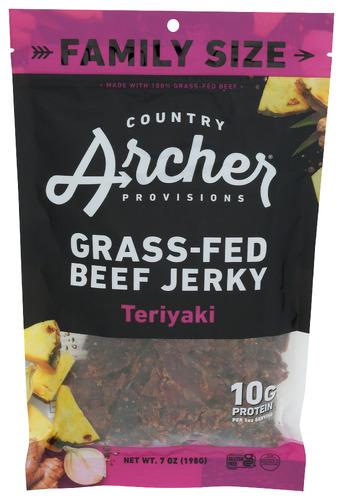 Country Archer Jerky Beef Teriyaki - 7 Oz (8 Units)