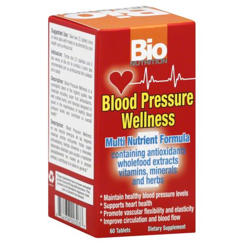 Bio Nutrition Blood Pressure Wellness - 60 Tb (1 Units)