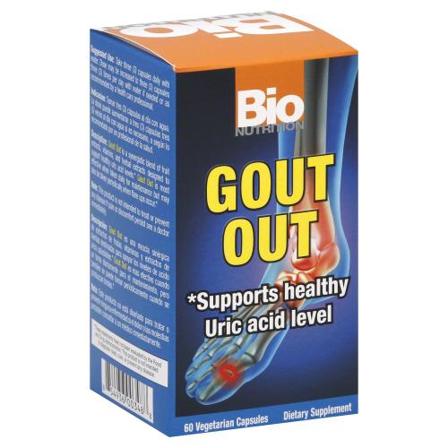 Bio Nutrition Gout Out - 60 Vc (3 Units)