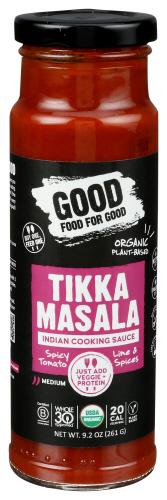 Good Food For Good Tikka Masala Sauce Organic - 9.2 Oz (6 Units)