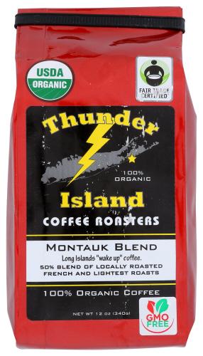 Thunder Island Coffee Roasters Coffee Wb Montauk Blend - 12 Oz (6 Units)