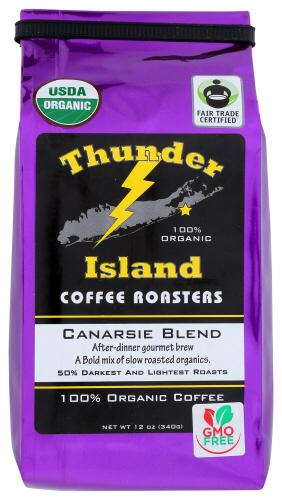 Thunder Island Coffee Roasters Coffee Wb Canarsie Blend - 12 Oz (6 Units)