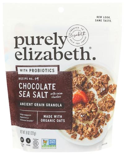 Purely Elizabeth Granola Prbtc Chocolate S Salt - 8 Oz (6 Units)
