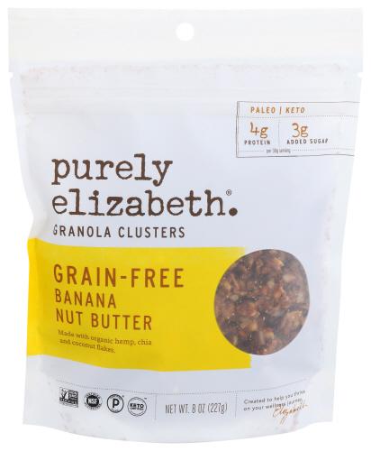 Purely Elizabeth Granola Grn Fr Bnna Nt Bt - 8 Oz (6 Units)