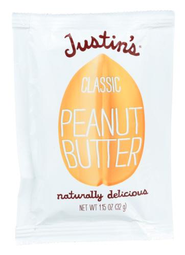 Justins Nut Butter Peanut Clsc Sqz - 1.15 Oz (10 Units)