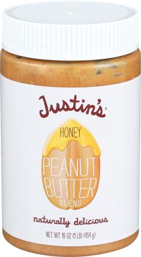 Justins Peanut Butter Honey Ntrl - 16 Oz (12 Units)