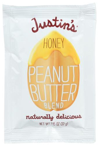 Justins Nut Butter Peanut Honey Sqz - 1.15 Oz (10 Units)