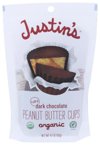 Justins Chocolate Dark Pb Minis Organic - 4.7 Oz (6 Units)
