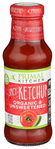 Primal Kitchen Ketchup Unswtnd Spicy Organic - 11.3 Oz (12 Units)