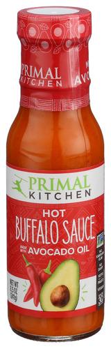 Primal Kitchen Sauce Buffalo Hot - 8.5 Oz (6 Units)