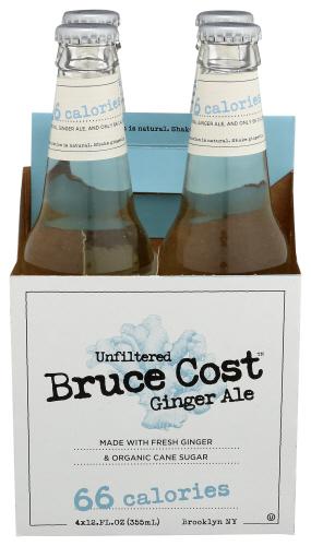 Bruce Cost Ginger Ale Gngr Ale Monk Fruit 4Pk - 48 Oz (6 Units)
