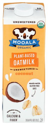 Mooala Milk Oat Unsweetened Coconut Organic - 32 Fo (6 Units)