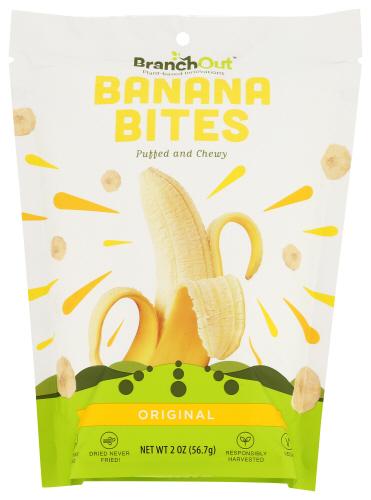 Branchout Bites Banana Original - 2 Oz (8 Units)