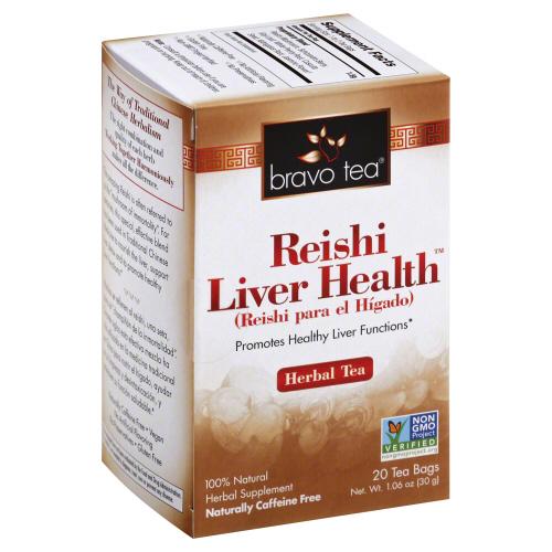Bravo Teas Tea Reishi Liver Health - 20 Bg (6 Units)